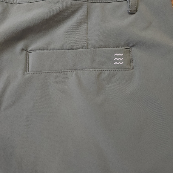 Free Fly Mens Shorts Size 36 Stretch Performance Green - Picture 7 of 7